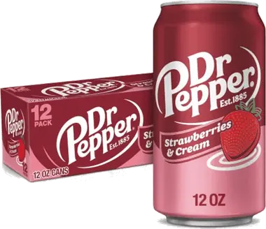 Dr Pepper Strawberries & Cream Bulk Value Box (12-pack)