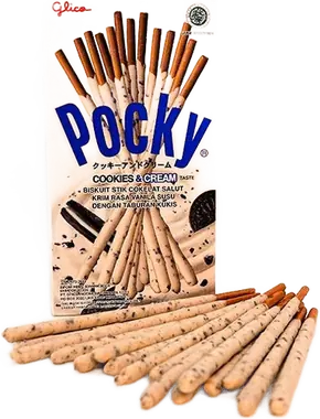 Pocky Cookies and Cream