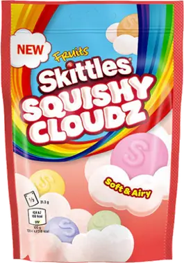 Skittles Fruits Squishy Cloudz