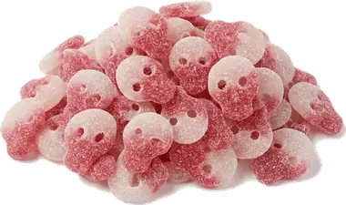 Sour Dragonfruit Skulls