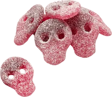Sour Pomegranate Cherry Skulls