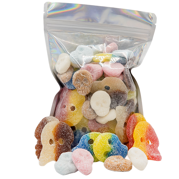 Sour Skull Mix - zuur snoep met schedels - Candywrap.nl
