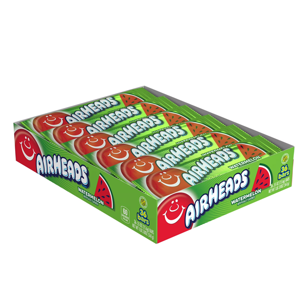 Airheads Watermelon Bulk Value Box (36 - pack) - Candywrap.nl