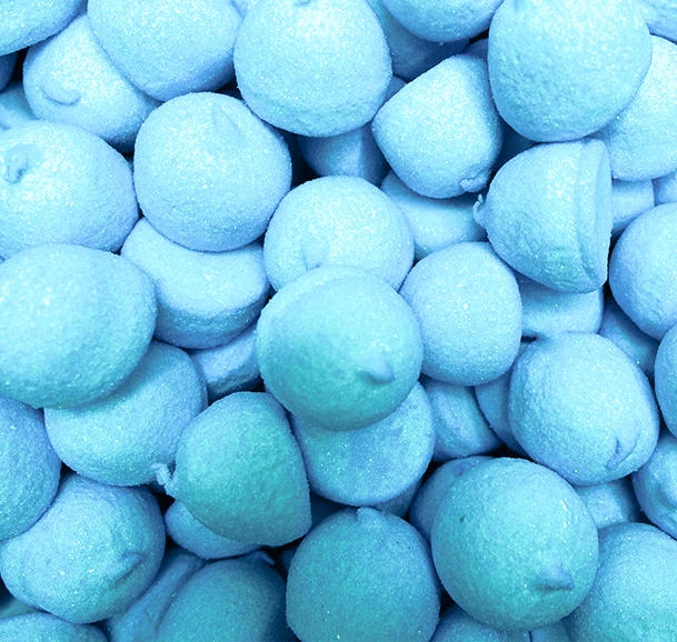 Blue Strawberry Marshmallows - Candywrap.nl