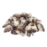 Zure cola snoep van BUBS, Cool Cola Skulls voordeelzak met vegan schuim cola schedels