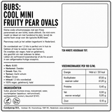 BUBS: Cool Mini Fruity Pear Ovals - Candywrap.nl