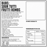 BUBS: Sour Tutti Frutti Rombs - Candywrap.nl