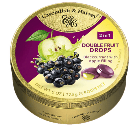 Cavendish & Harvey Blackcurrant with Apple filling - Candywrap.nl