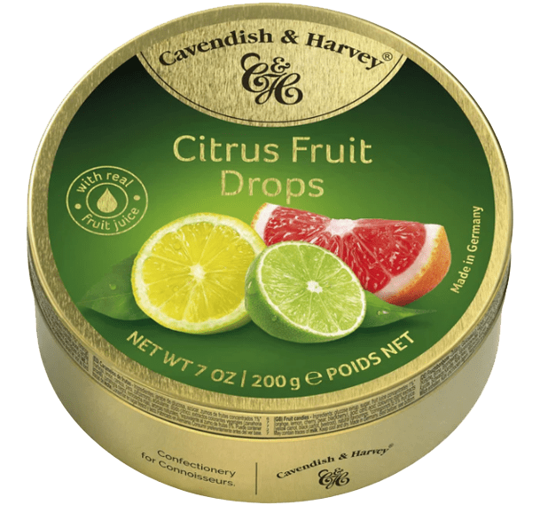 Cavendish & Harvey Citrus Fruit Drops - Candywrap.nl