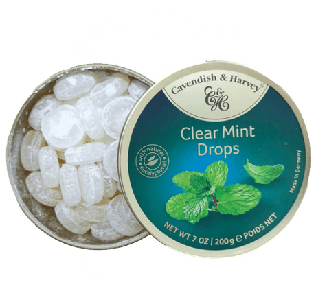 Cavendish & Harvey Clear Mint Drops - Candywrap.nl