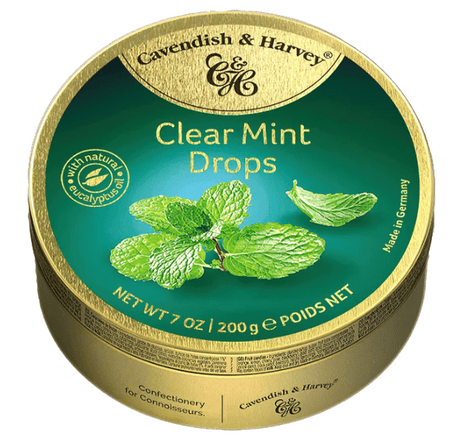 Cavendish & Harvey Clear Mint Drops - Candywrap.nl