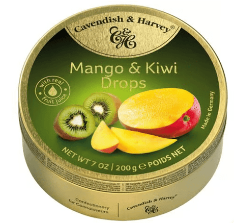 Cavendish & Harvey Mango & Kiwi Drops - Candywrap.nl