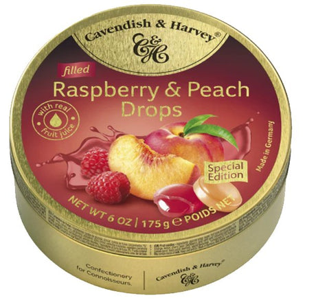 Cavendish & Harvey Raspberry & Peach Drops - Candywrap.nl