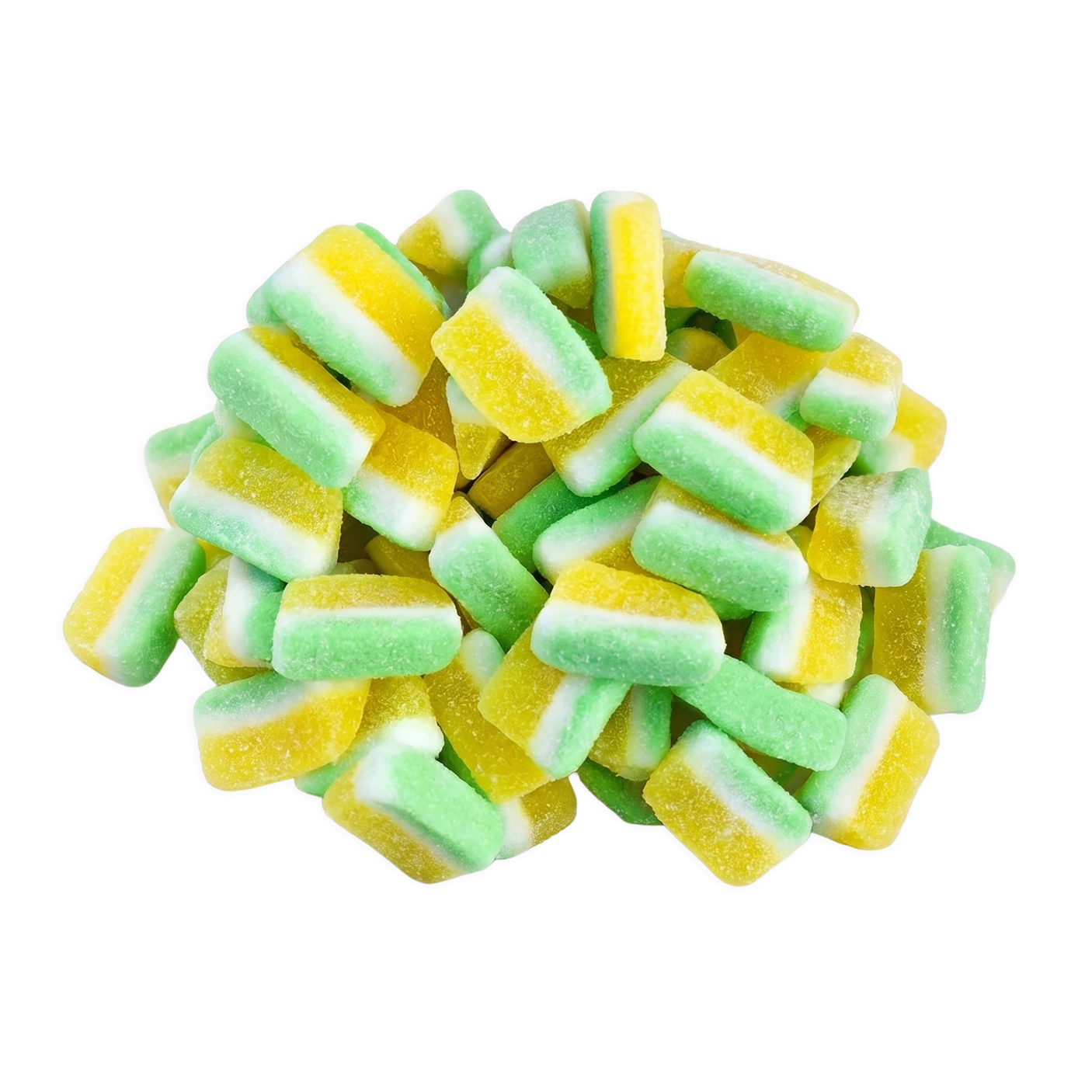 Damel Pineapple Slices voordeelzak met gesuikerde gele ananas snoep schijfjes