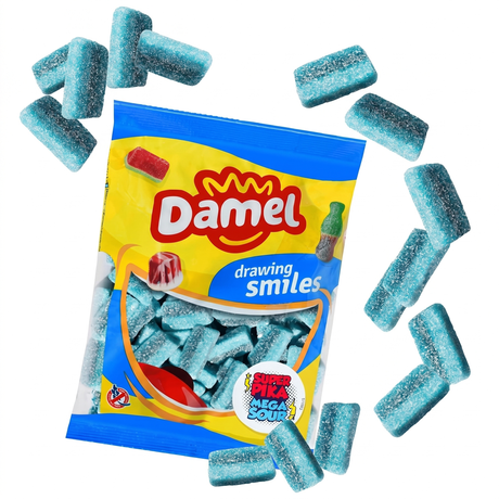 Damel: Sour Raspberry Slices - Candywrap.nl