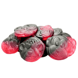 Double Flavor Strawberry Liquorice Monkeys - Candywrap.nl