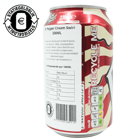 Dr Pepper Cream Swirl (330ml) - Candywrap.nl