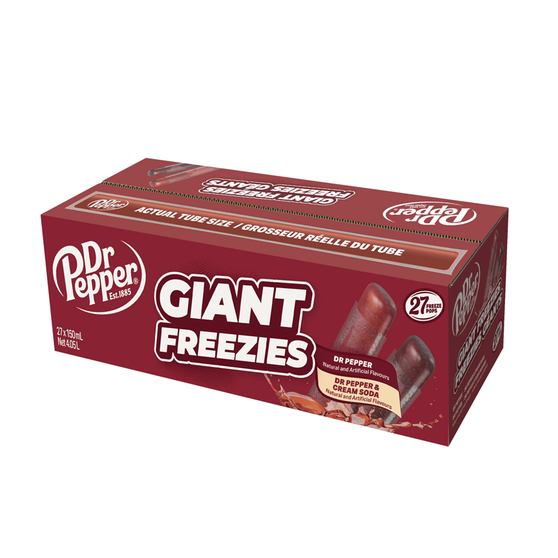 Dr Pepper Giant Freeze Pops (27x) - Candywrap.nl