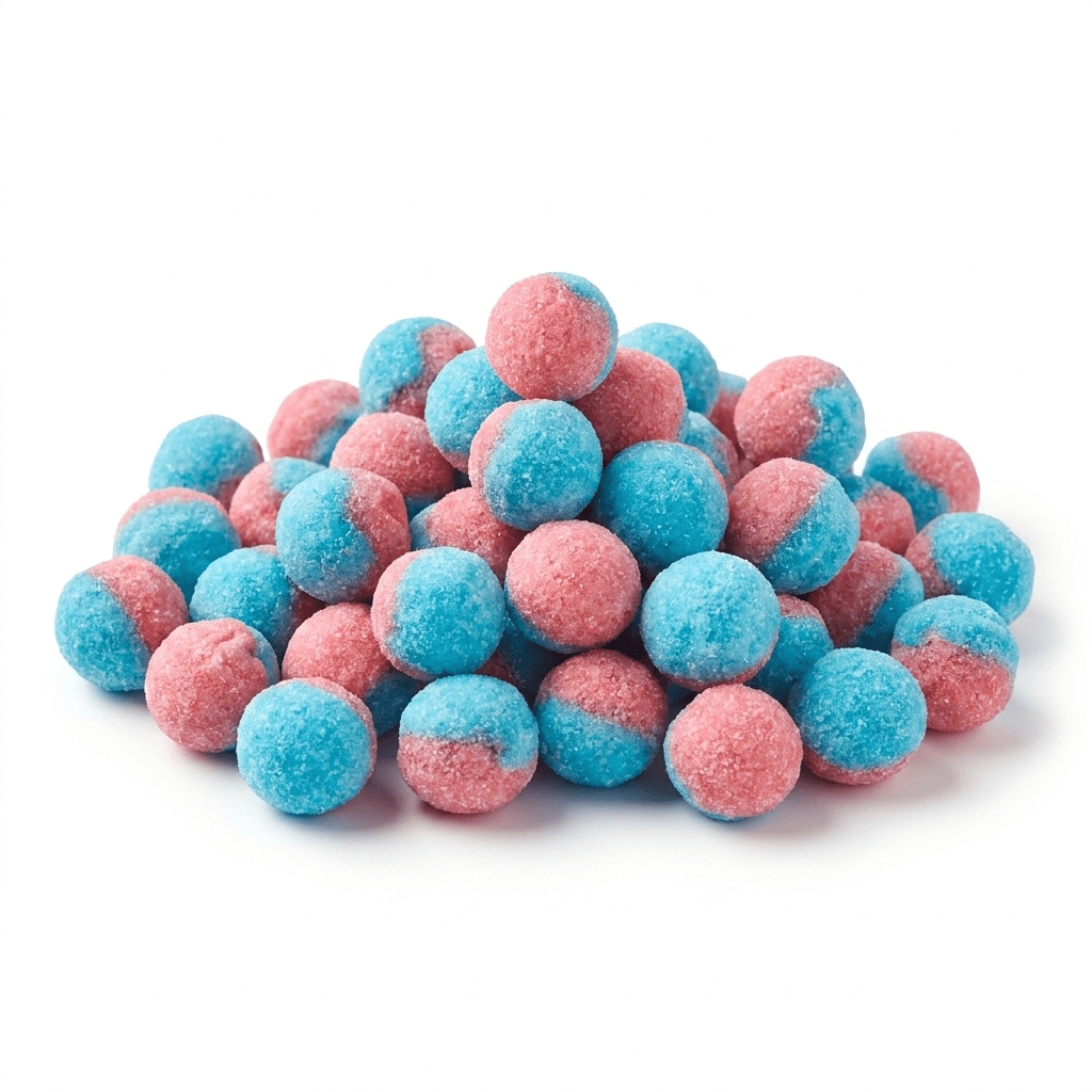 Dr Sour: Bubblegum Fizzy Powder Balls - Candywrap.nl