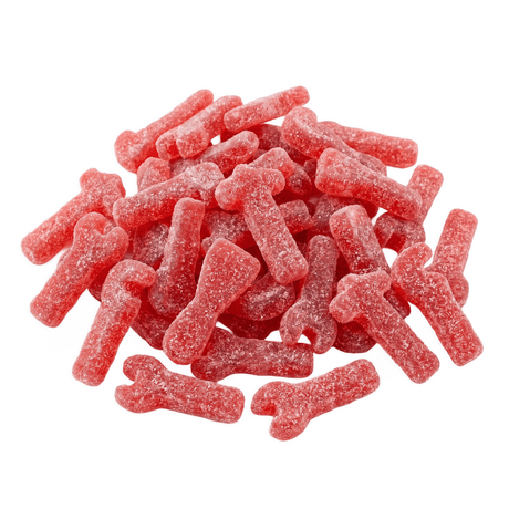 Dulceplus Super Sour Red Tools voordeelzak met extreem zure halal snoep tools en chewy bite