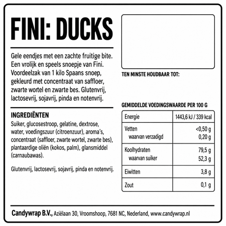 Fini: Ducks - Candywrap.nl