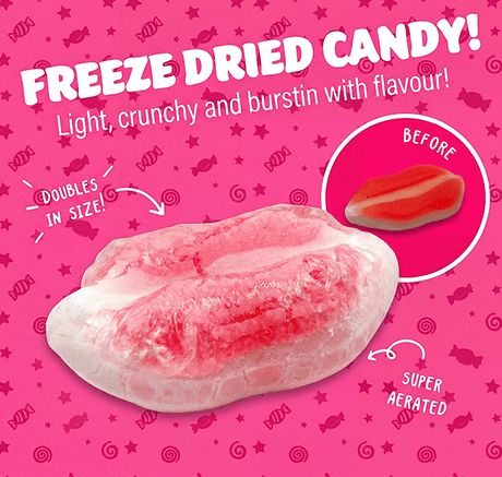 Freeze Dried Cherry Lips - Candywrap.nl