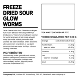 Freeze Dried Sour Glow Worms - Candywrap.nl
