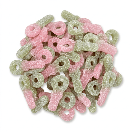 Frisia Fizzy Watermelon Dummies voordeelzak bruisende watermeloen fopspeen snoep met meloen smaak schepsnoep online