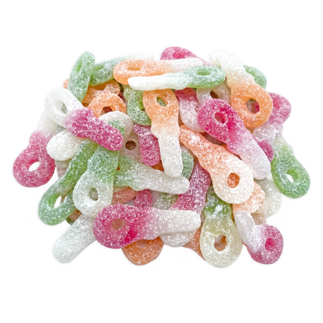 Frisia Sour Tropical Dummies bulk zak met zure fopspeen snoepjes en tropical fantasie smaken