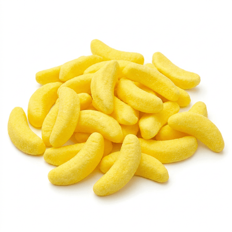 Haribo Bananas 1.5kg voordeelzak zachte gele bananen schuim snoep Duits schepsnoep online kopen