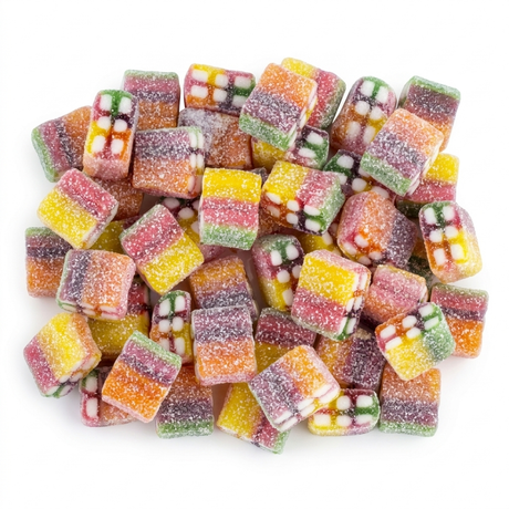 Haribo Rainbow Pixel F!ZZ voordeelzak bruisende fruit pixel blokjes snoep schepsnoep online kopen