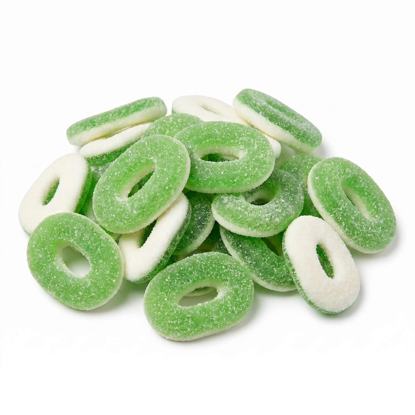 Trolli appelringen groene appel snoep voordeelzak 1 kilo