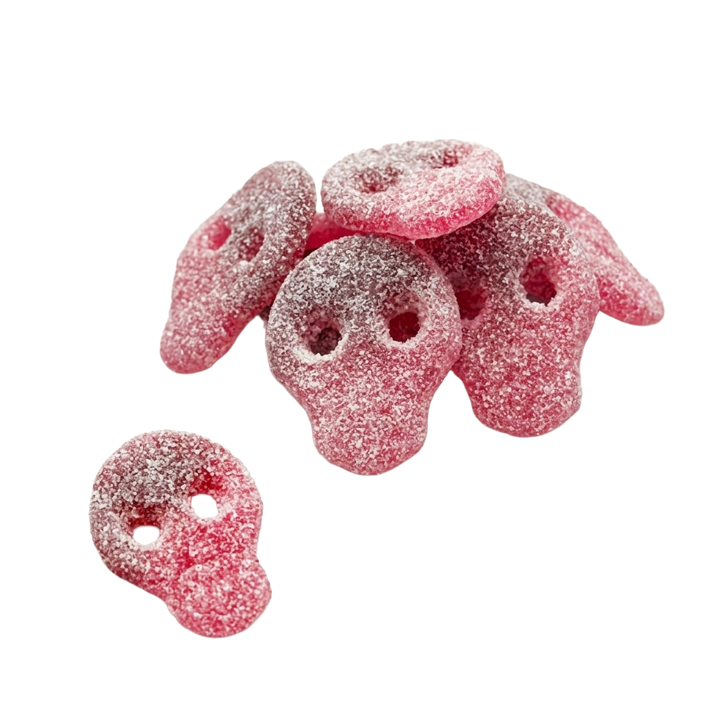Sour Pomegranate Cherry Skulls