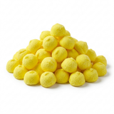 Bello Dolce Golf Balls Geel Banaan, gele marshmallow ballen in golfbalvorm
