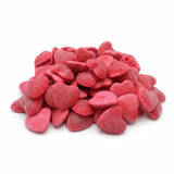 Vidal Filled Strawberry Shiny Hearts, rode gezuurde hartjes met aardbei vulling