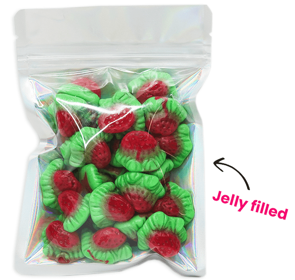 Jelly Filled Strawberries - Candywrap.nl