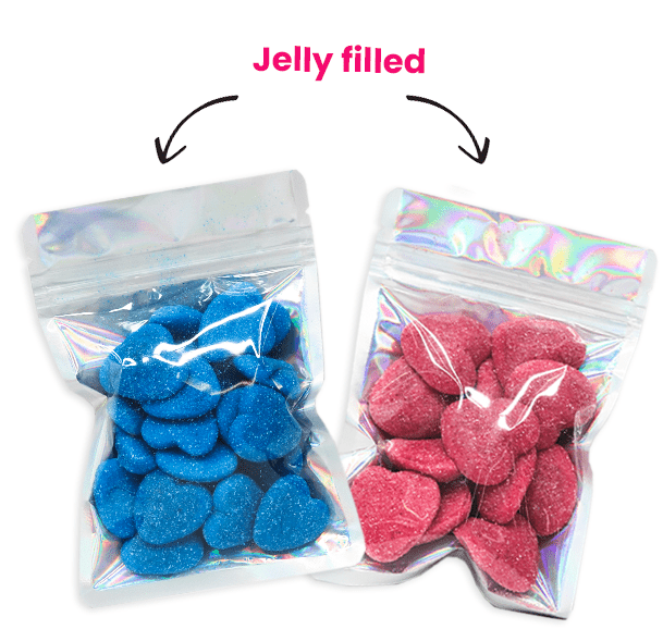 Light Sour Jelly Filled Hearts Bundle - Candywrap.nl