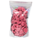 Light Sour Jelly Filled Strawberry Hearts - Candywrap.nl