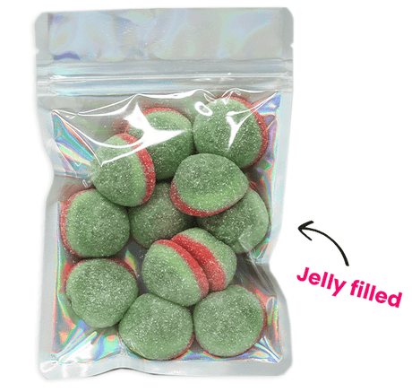 Light Sour Jelly Filled Watermelon - Candywrap.nl