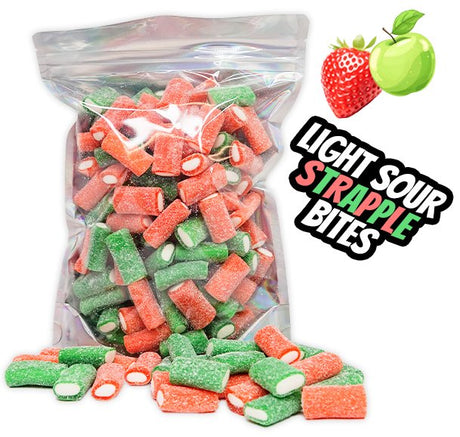 Light Sour Strapple Bites - Candywrap.nl