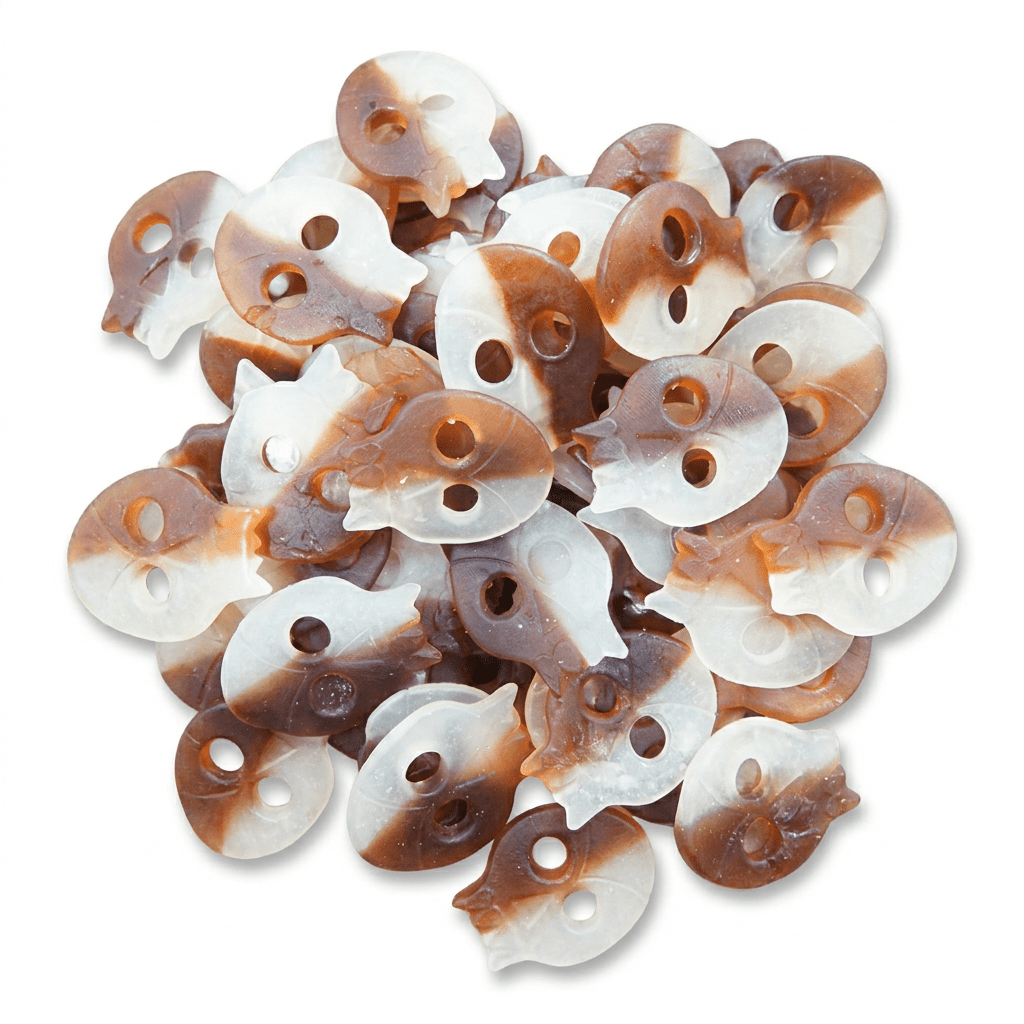 Lollywood Cola Skulls voordeelzak chewy cola schedels snoep met cola smaak schepsnoep online kopen