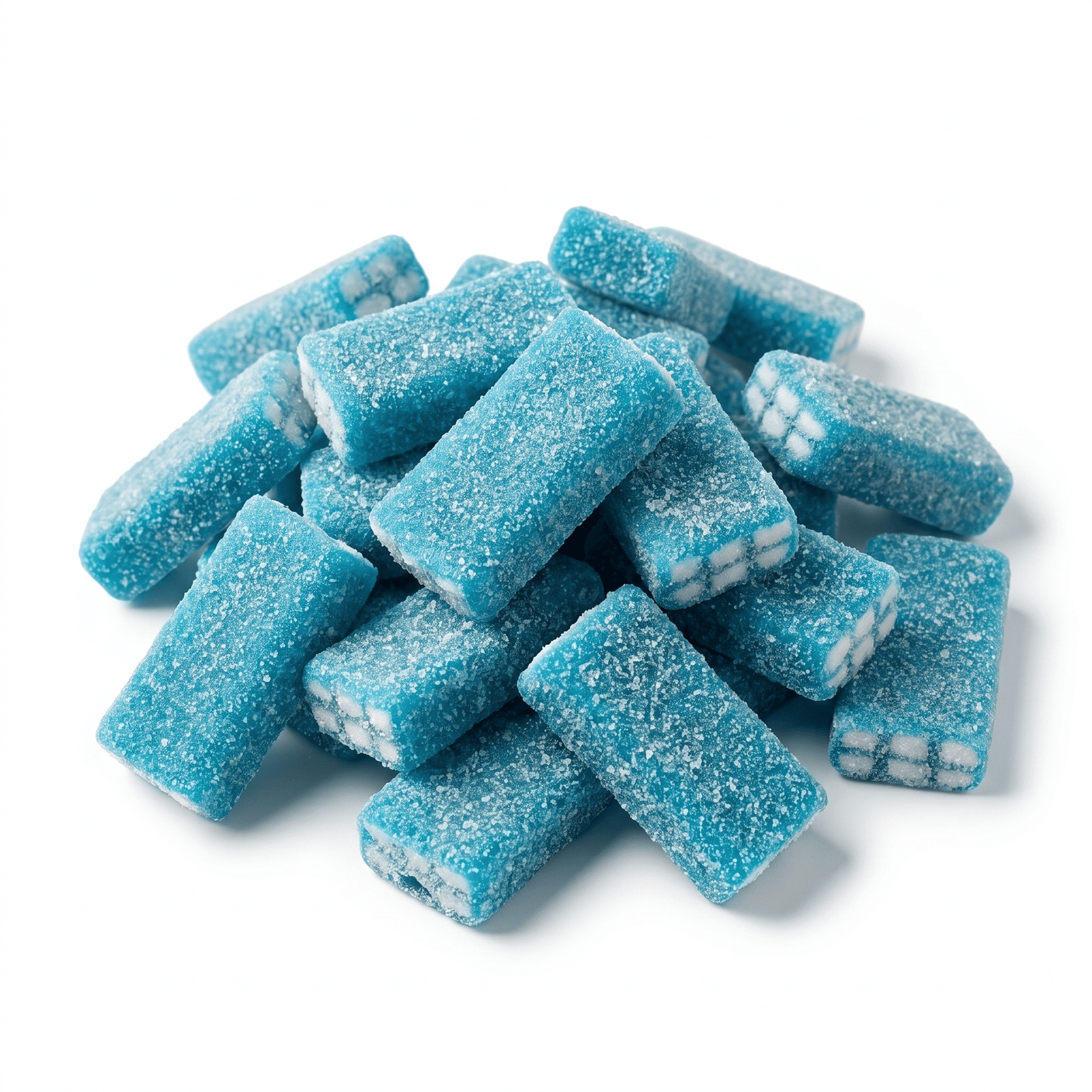 Lollywood: Zure Framboos Bricks - Candywrap.nl