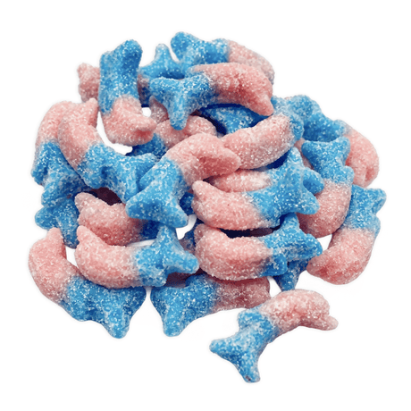Matthijs Bubblegum Dolphins 1kg voordeelzak vegetarisch kauwgom dolfijntjes snoep schepsnoep online kopen