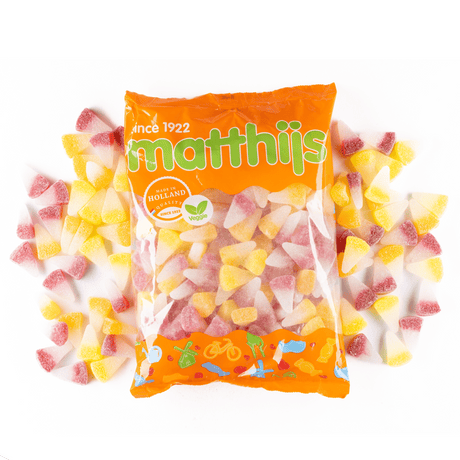 Vegan tropische fruit partjes Matthijs 1 kilo voordeelzak gelatinevrij schepsnoep online