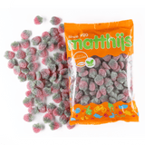 Vegan zure aardbei snoep Matthijs 1 kilo gelatinevrij schepsnoep online bestellen