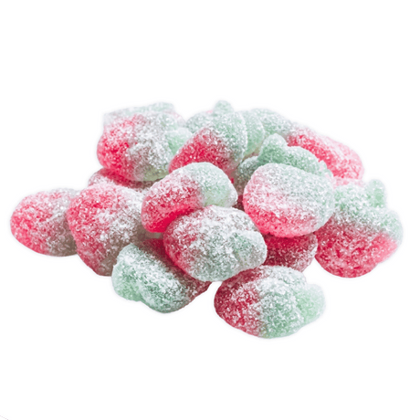 Matthijs Zure Aardbeitjes 1kg voordeelzak vegan zure aardbei snoep schepsnoep online kopen