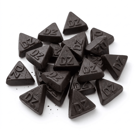 Meenk Dubbel Zoute Driehoekjes 1kg voordeelzak hard salmiak drop Hollands online