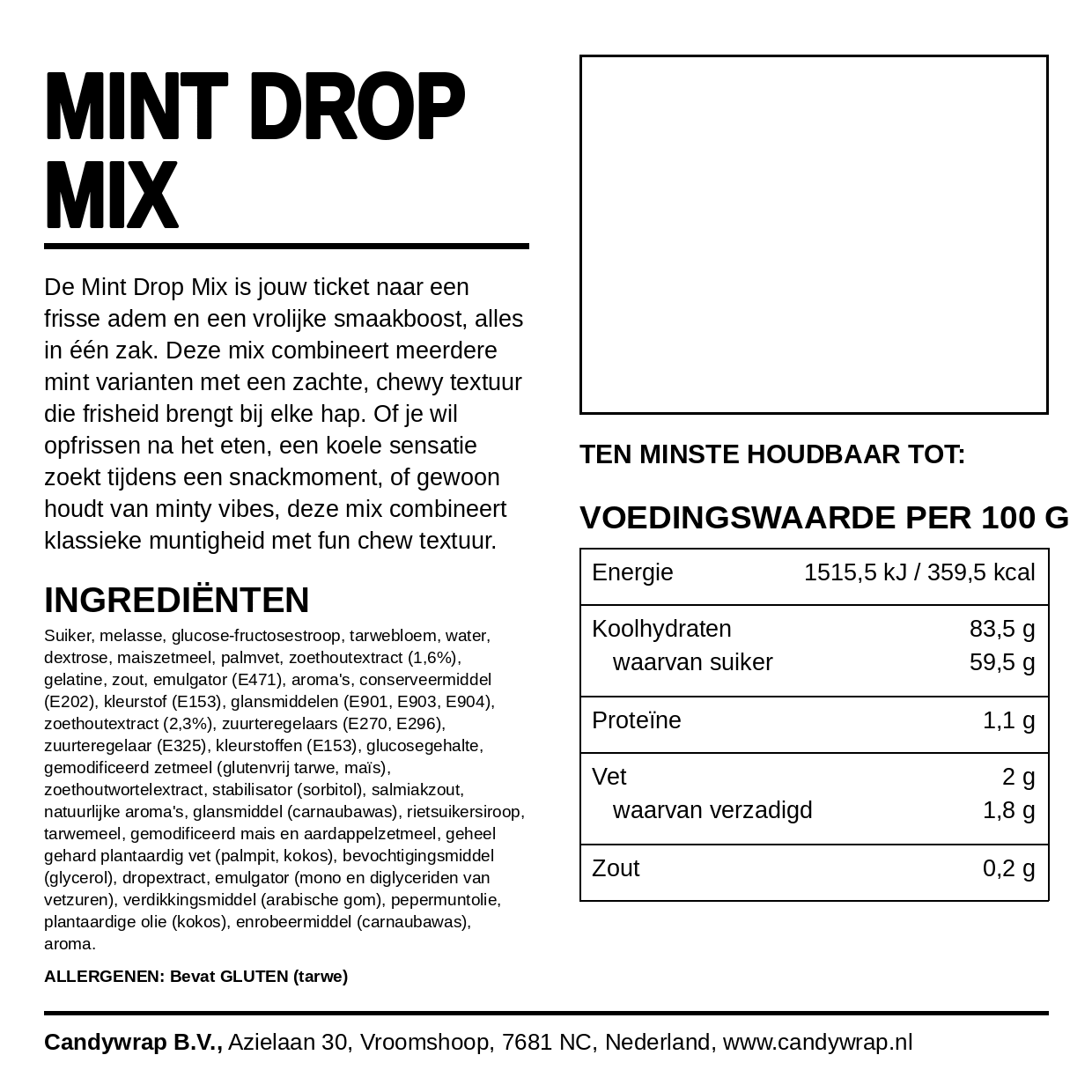 Mint Drop Mix - Candywrap.nl