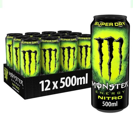 Monster Nitro Super Dry Bulk Value Tray (12 - pack) - Candywrap.nl