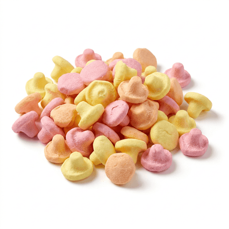Red Band Sour Mushrooms voordeelzak zure paddenstoelen schuim snoep met fruit smaak schepsnoep online